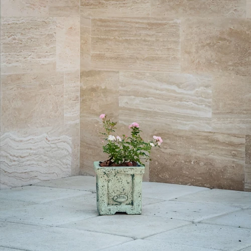 Kép 2/3 - JOVÁN Róma kocka virágláda 23cm ANTRACIT