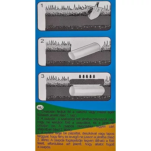 Kép 4/4 - BROS Vakondcsapda Fogásjelzővel
