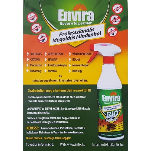 Kép 2/8 - Envira Rovarirtó Permet