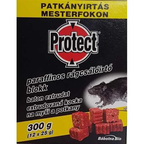 Kép 1/3 - Protect Paraffinos Patkányirtó Blokk 300g