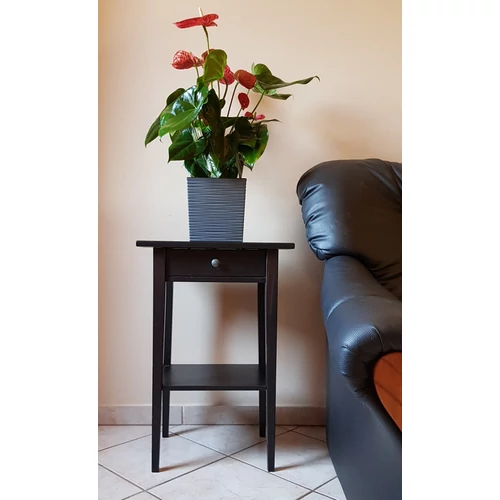Kép 2/3 - Elegant Juka Strip Antracit Kaspó