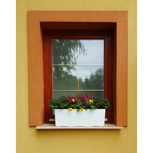 Kép 3/7 - Balkonláda Elegant Classic Fehér