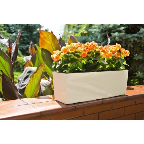 Kép 2/7 - Balkonláda Elegant Classic Fehér 