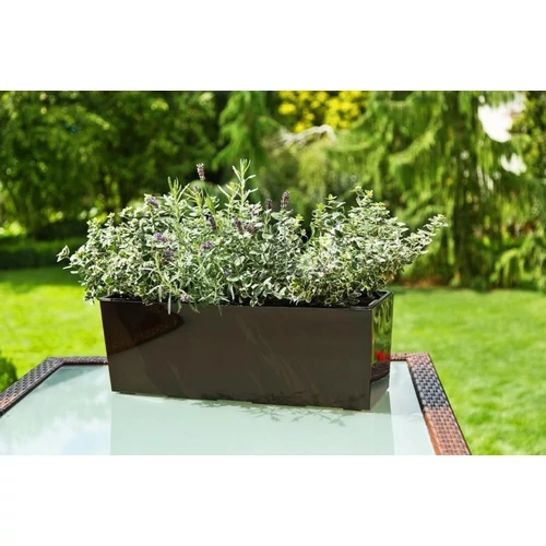 Kép 5/5 - Elegant Magas Balkonláda Rattan 60cm