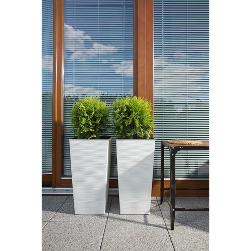 Kép 3/7 - Finezja Strip Kaspó Fehér 40cm
