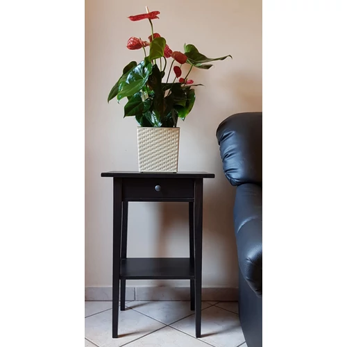Kép 6/7 - Elegant Juka Rattan Fehér kaspó