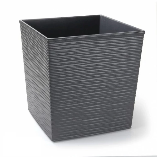 Kép 1/3 - Juka Strip Csíkos Antracit Kaspó