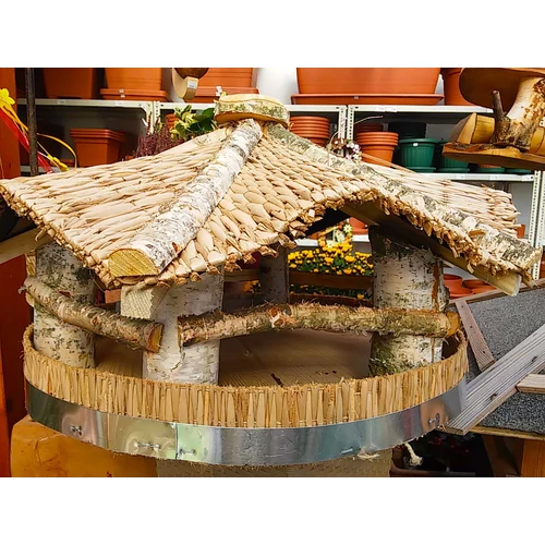 Kép 2/2 - Madáretető Hullámos Nádtetővel