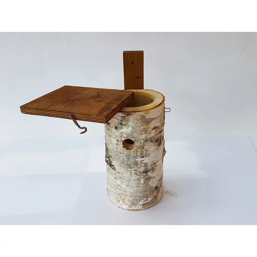 Kép 2/3 - Madárodú Nyírfából