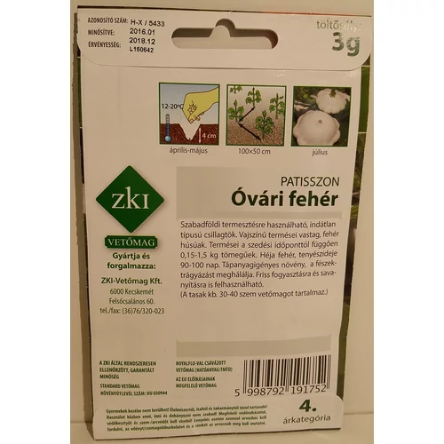 Kép 2/2 - Patisszon - Okra