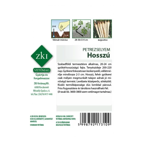 Kép 2/2 - Petrezselyem - HOSSZÚ - ZKI