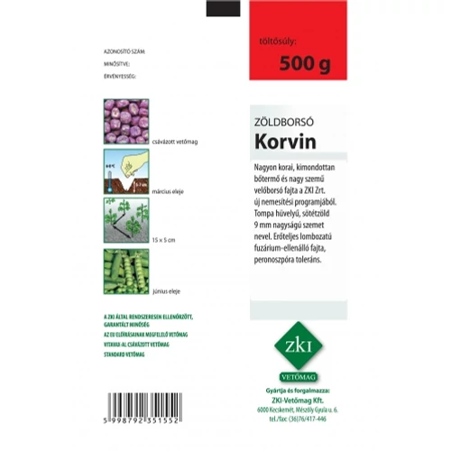 Kép 2/2 - Korvin zöldborsó ZKI