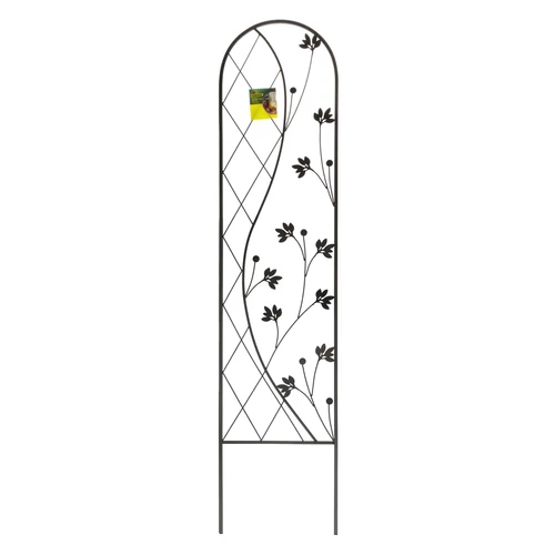 Kép 1/2 - Nortene YIN and YANG TRELLIS fém növényfuttató 0,41x1,5m BARNA