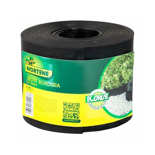 Kép 4/5 - SELFIX BORDURA Újrahasznosított gumi ágyásszegély 5m