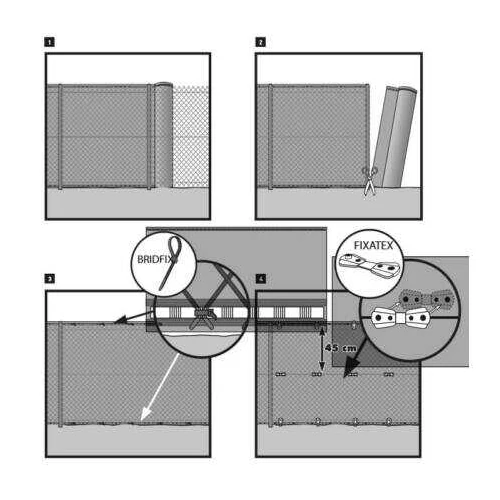 Kép 7/7 - Totaltex takaró háló rögzítése