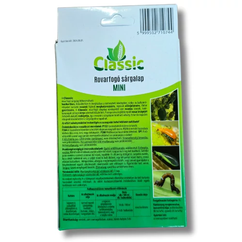 Kép 2/2 - Classic kicsi rovarfogó sárgalapok cseréphez - 10db