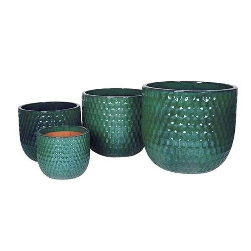 Kép 2/2 - Hollis Classic kerámia kaspó mohazöld