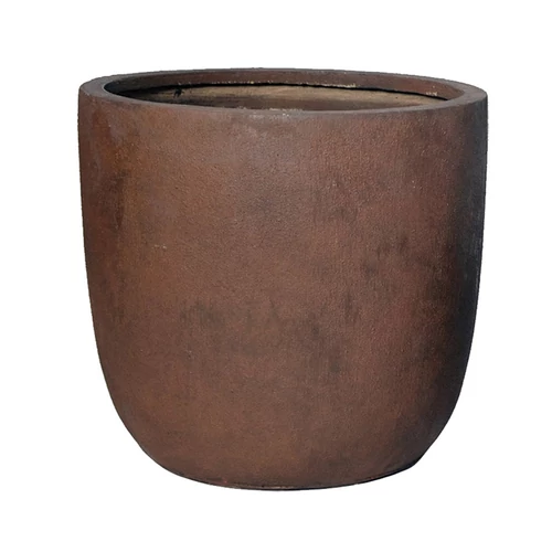 Kép 2/2 - Yukon Classic kompozit növénytartó rozsdabarna 25x25cm