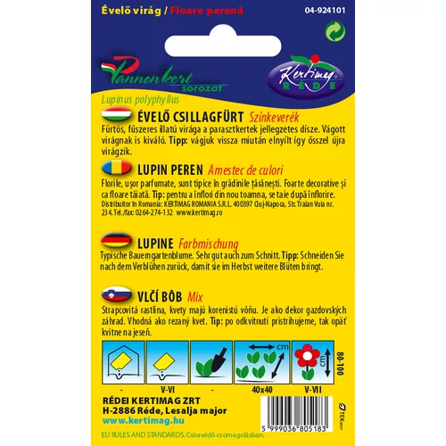 Kép 2/2 - Évelő Csillagfürt Színkeverék (Lupinus) 1g  - Rédei Kertimag