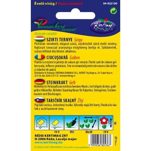 Kép 2/2 - Szirti Ternye - Sárga - Rédei Kertimag