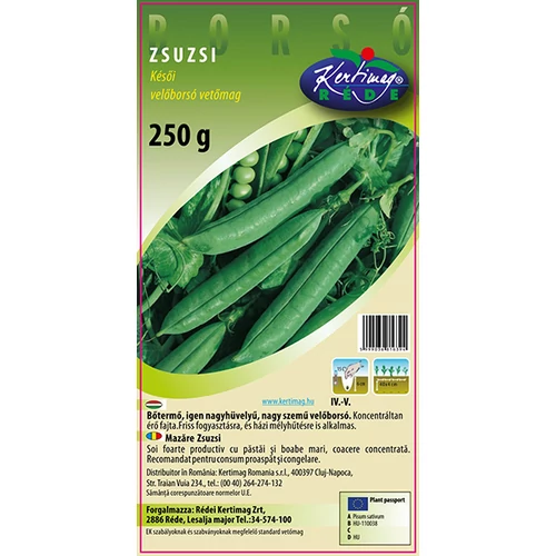 ZÖLDBORSÓ Zsuzsi Velőborsó KÉSEI 250g - Rédei Kertimag