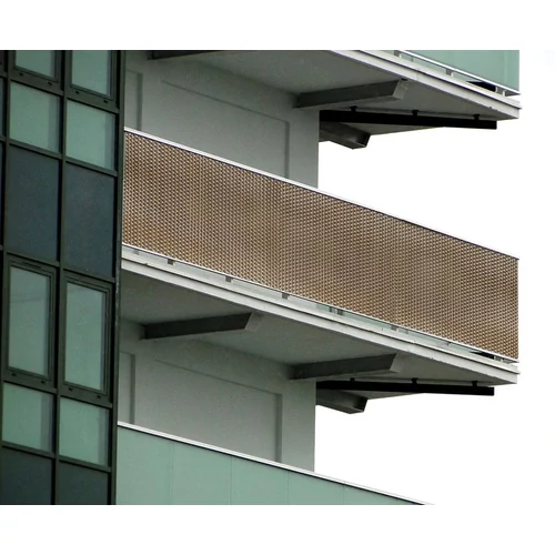 Kép 6/10 - Belátás Elleni Kerítéstakaró Világosbarna