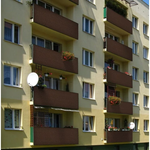 Kép 7/10 - Belátás Elleni Kerítéstakaró Világosbarna