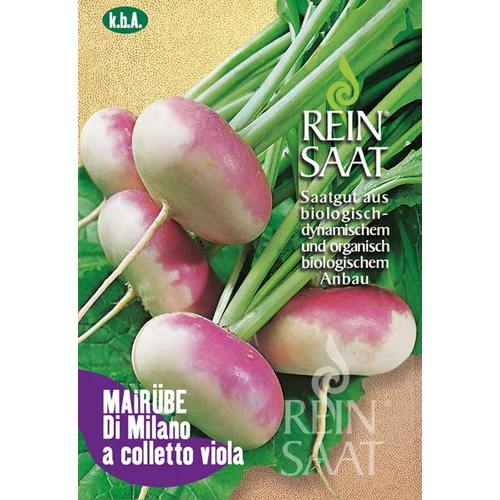 Kép 1/2 - BIO Tarlórépa - ReinSaat - Di Milano a colletto viola