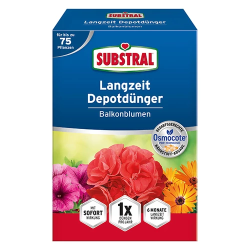 Kép 1/7 - Substral Osmocote trágya balkonnövényekhez 750g