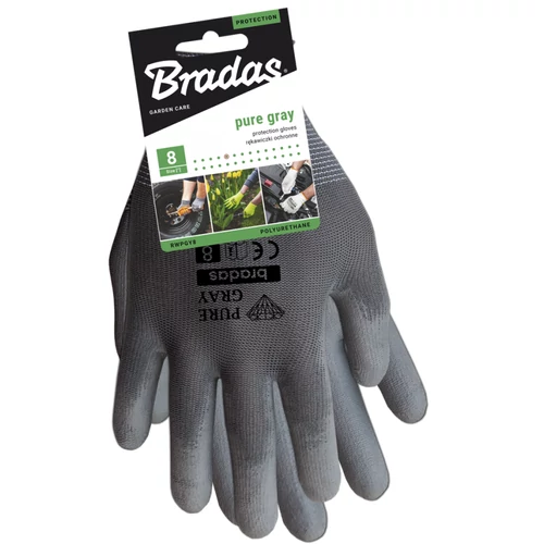 Kép 2/2 - Bradas tenyérmártott kesztyű - PURE GRAY 11-es