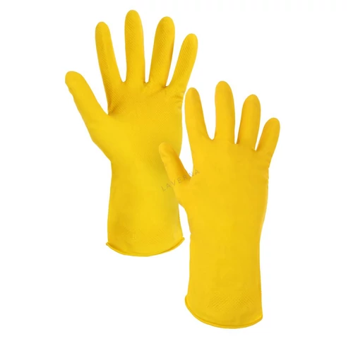 Kép 3/3 - Háztartási Gumikesztyű Sárga 9-es3