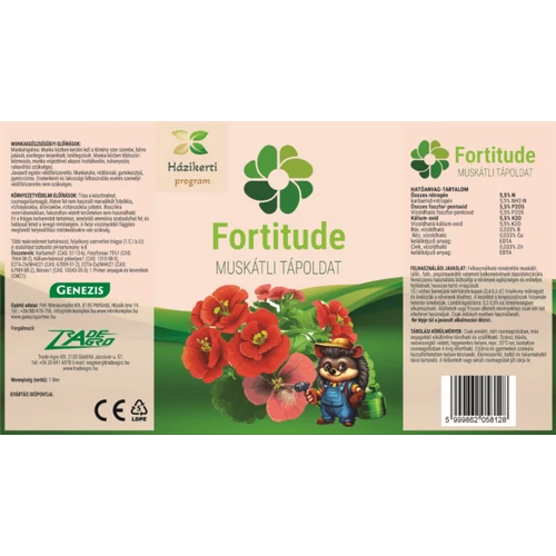 Kép 2/2 - Fortitude Muskátli tápoldat 1L