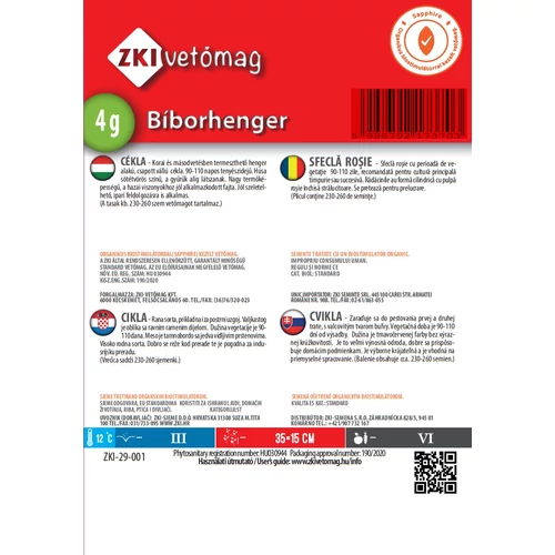 Kép 2/2 - Bíborhenger cékla ZKI