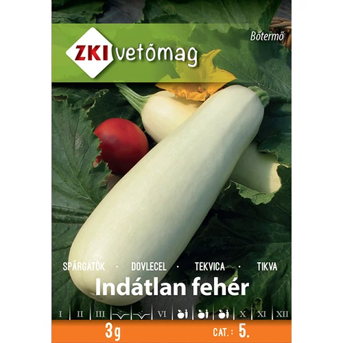 Kép 1/2 - Spárgatök Indátlan fehér BŐTERMŐ