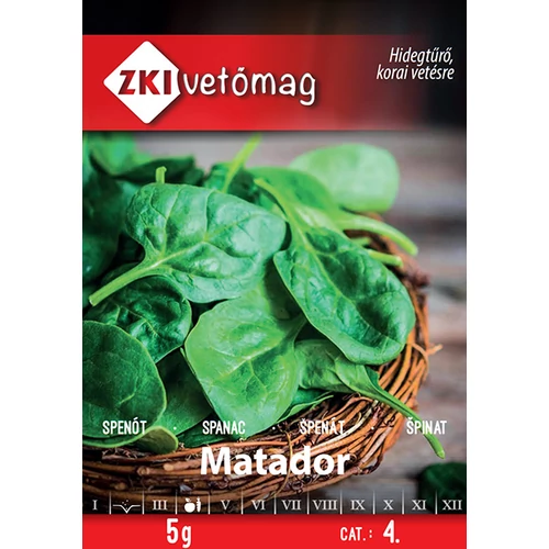 Kép 1/2 - Spenót Matador - KORA TAVASZI ÉS ŐSZI VETÉSRE - ZKI