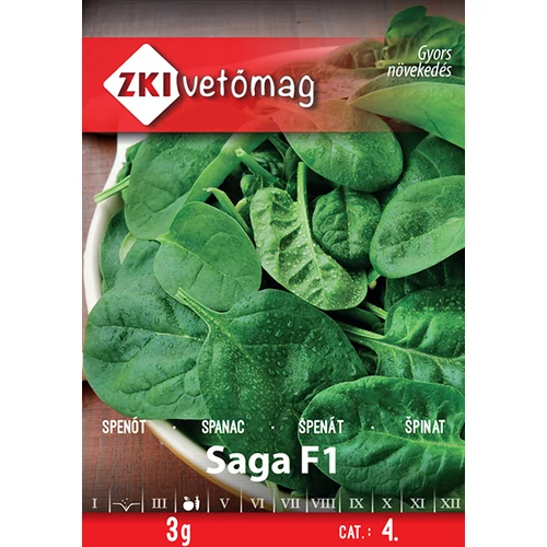 Kép 1/2 - Spenót - Saga F1 -  ELLENÁLLÓ HIBRID - ZKI