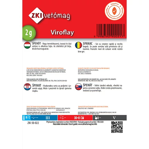 Kép 2/2 - Spenót - Viroflay - ZKI