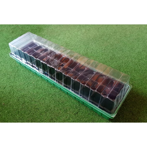 Kép 1/7 - Palántázó tálca 3 részes + tető