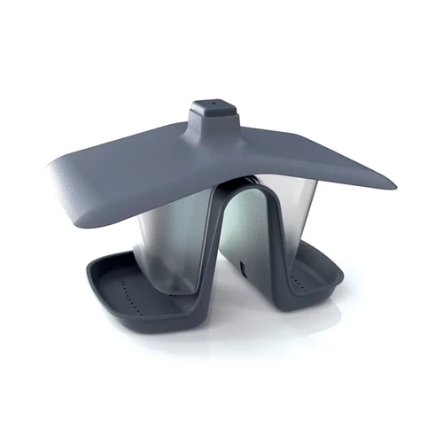 Kép 1/4 - Kétoldali átlátszó önetetős madáretető