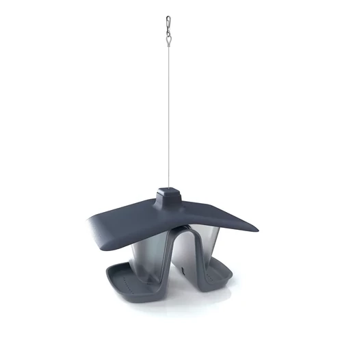 Kép 4/4 - Kétoldali átlátszó önetetős madáretető