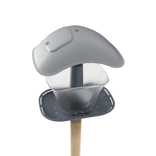 Kép 5/6 - Prosperplast átlátszó ovális önetetős madáretető