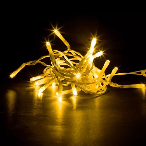 Kép 2/4 - Jégcsap Fényfüggöny 3x1m 100 Melegfehér LED távirányítóval