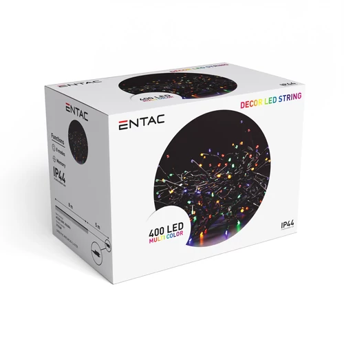 Kép 2/2 -  LED-es Fényfüzér 24m 240 LED Színes