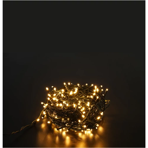 Kép 1/3 - LED-es Fényfüzér 14m 200180 LED Melegfehér 8 programmal