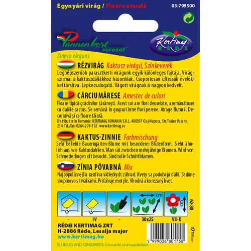 Kép 2/2 - Kaktuszvirágú Rézvirág - SZÍNKEVERÉK - Rédei Kertimag