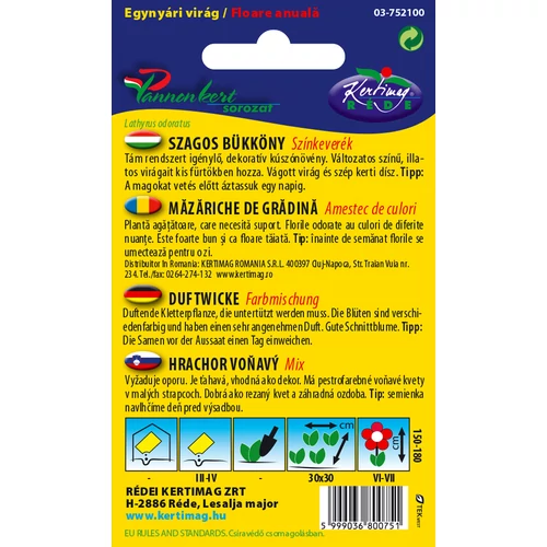 Kép 2/2 - Szagos bükköny - Színkeverék - Rédei Kertimag