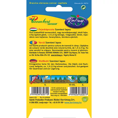 Kép 2/2 - Fejes Káposzta Szentesi lapos - ŐSZI - Rédei Kertimag