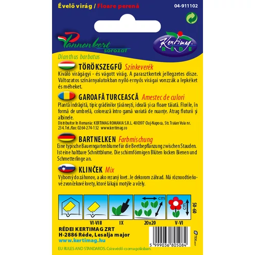 Kép 2/2 - Törökszegfű - Színkeverék - Rédei Kertimag