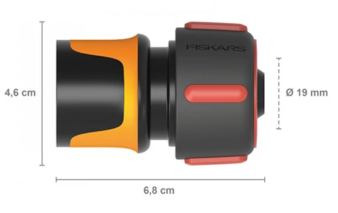 FISKARS Tömlő gyorscsatlakozó FLOW 19mm (3/4