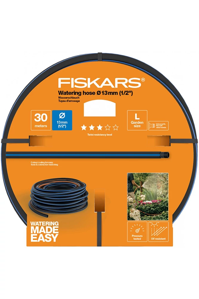 Fiskars Locsolótömlő 13mm (1/2